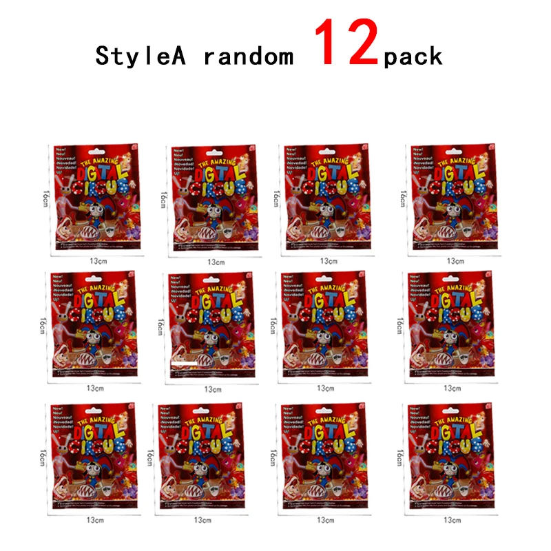 thumbnail image 1 of Paquete de 24 figuras de PVC de The Amazing Digital Circus, Pomni, Jax, Kagatha, Kinger, Caine Kaufmo, regalo para niños, 1 of 5