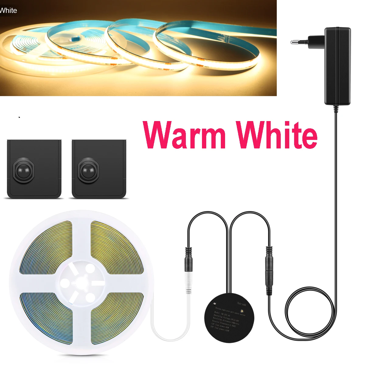 Adjustable LED Night Light with PIR Motion Sensor