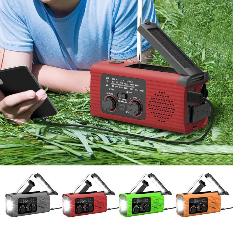 Solar Portable Solar Hand Crank Survival Radio 2