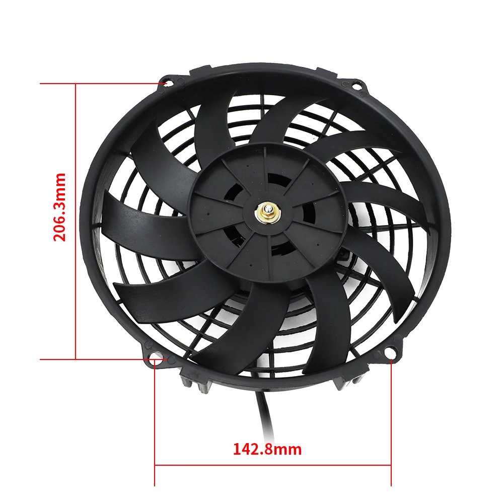 Radiator Cooling Fan 2410123 Electric Radiator Cooling Fan Kit 12V For Polaris Sportsman Magnum Big Boss  500 4x4 6X6 2000-2003