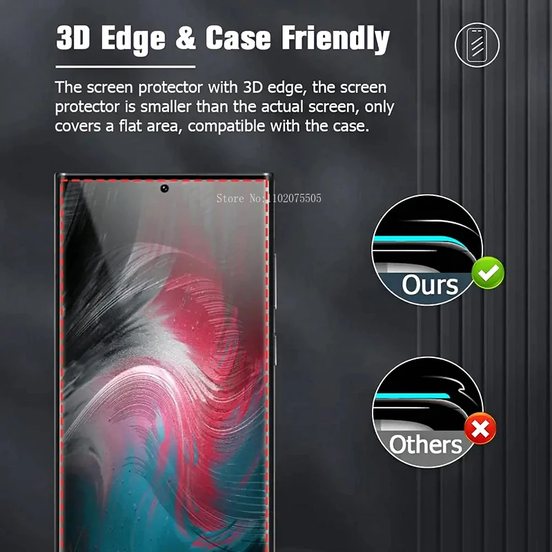 Premium 2-Pack Curved Tempered Glass Screen Protector