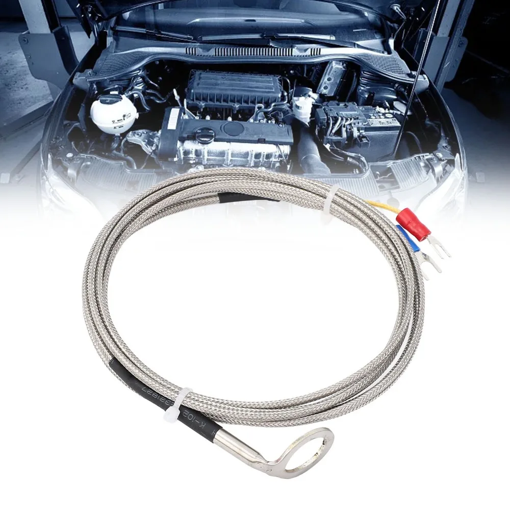 Enhanced Stainless Steel K Type Thermocouple Probe with Angled Bend and Fast Response (-40~1000°C)