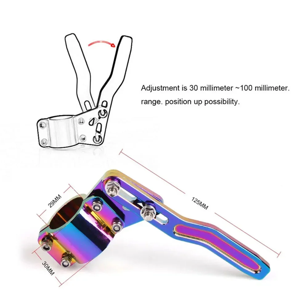 Aluminium Car Turn Signal Lever Extender Steering Wheel Turn Rod Extension Adjustment Position Kit