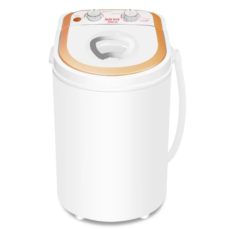 

Portable Washing Machine Single-barrel Baby Fully-automatic Wheel Home Small Mini Washing Machine White Mini Barril
