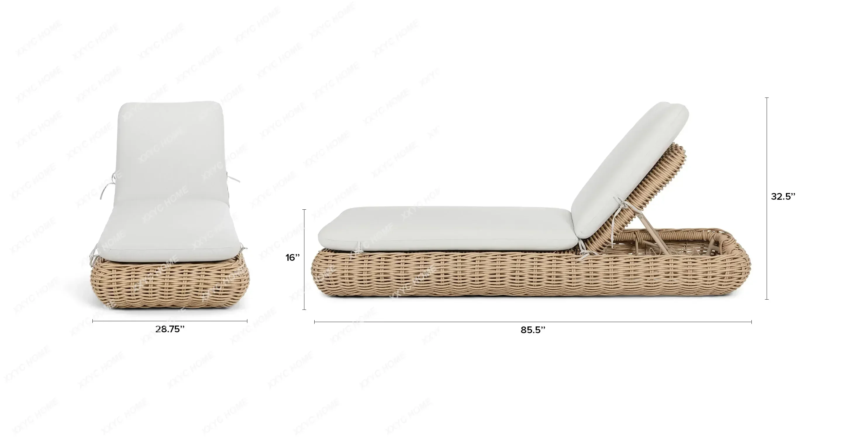 garden furniture folding beach chair cane furniture cane garden lounge