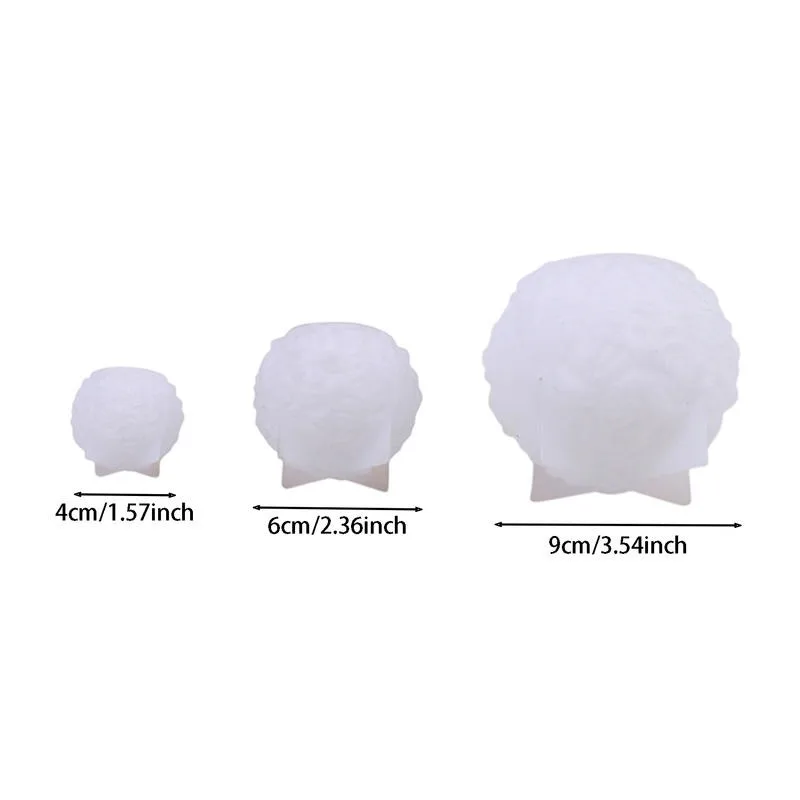 3D Rose Ball Mold 5