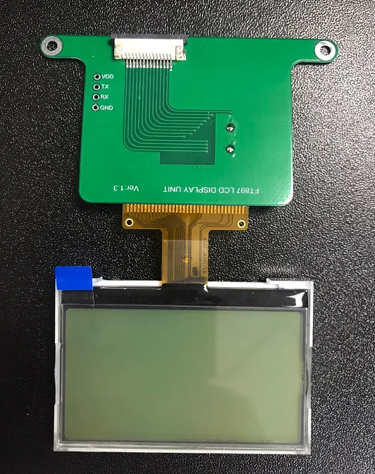 ÉCRAN LCD YAESU FT897 Ft897D Pièce De Rechange 'Zebra Stripes