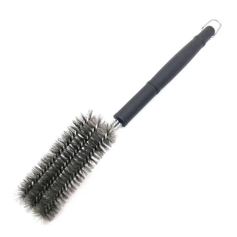 Grill Cleaning Brush BBQ Tool Grill Brush 3 Stainless Steel Brushes In 1 Bbq Accessories Best Cleaner Barbecue