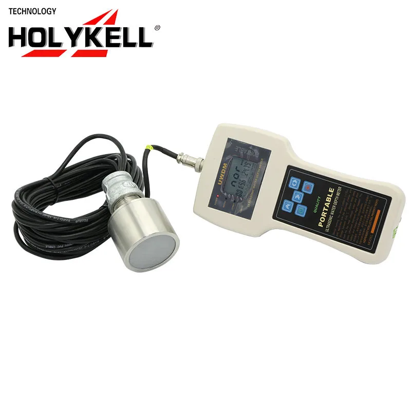 Holykell Factory HLU-SF water depth meter Portable ultrasonic echo sounder transducer hantek dso8202e handheld digital oscilloscope 2ch 200mhz 1gs s sampling rate 2m memory depth portable osciloscopio