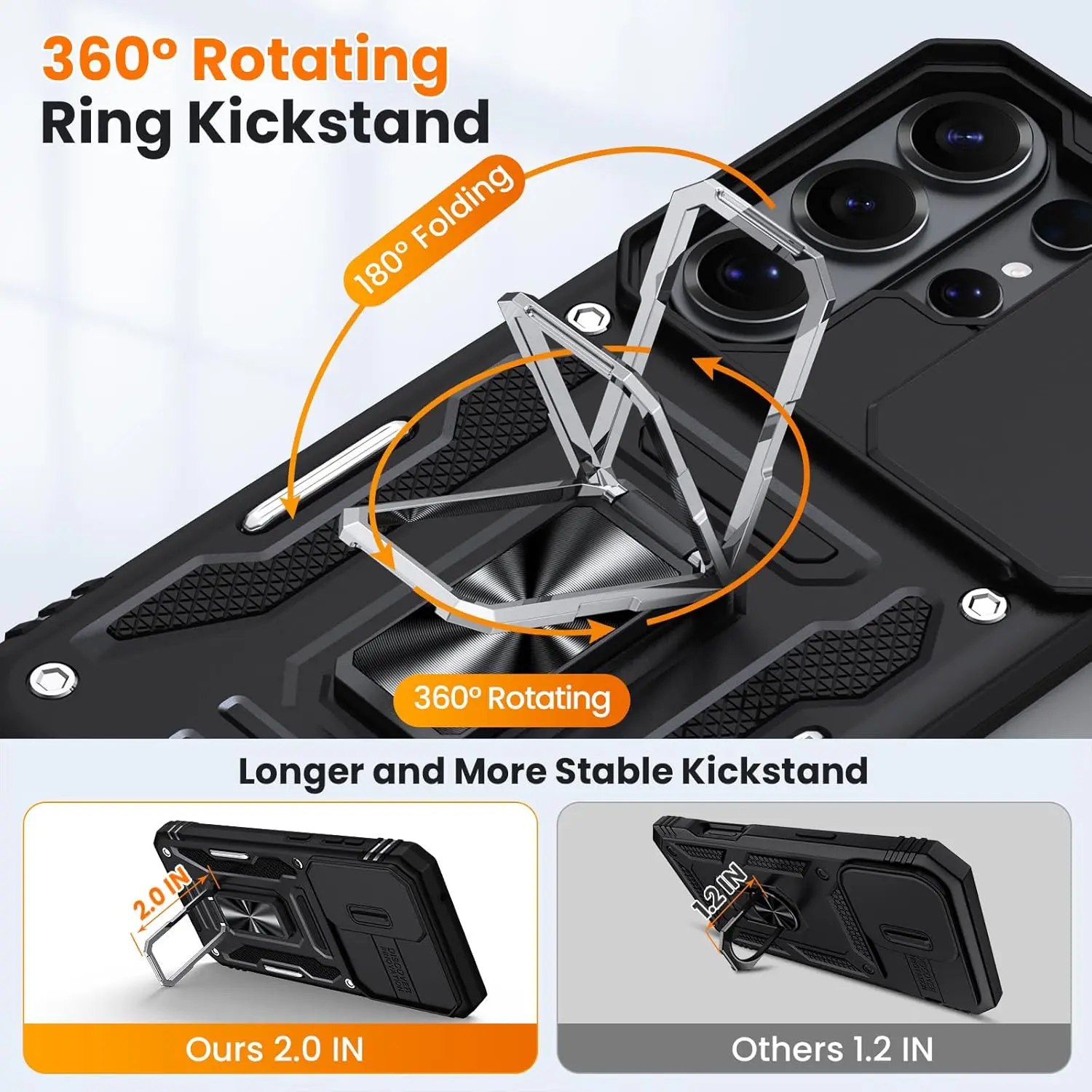 Rugged Shockproof Slide Camera Case – Military Grade Full-Body Protection