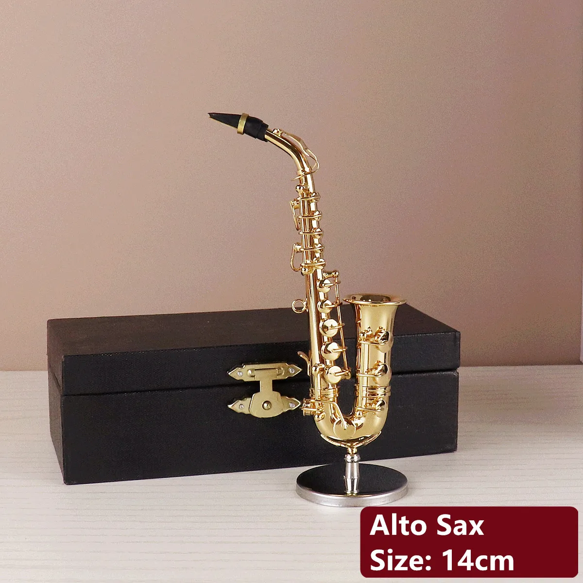 Fdit Ornement de saxophone alto Alto Saxophone Ornements Mini Sax