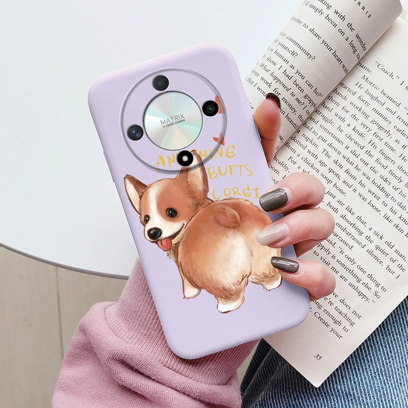 Cute Cat Silicone Soft Back Case with Lovely Cartoon Design