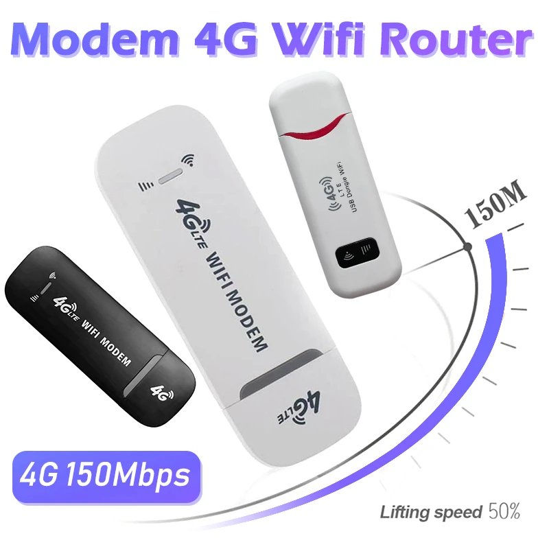 4g Lte Usb Modem Dongle 150mbps Wireless Network Adapter For Laptop Pc