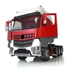 1/14 LESU 8*8 RC 3 Speed Metal Chassis Highline Tractor Truck Model W/ Equipment Rack Motor Servo DIY RC Painting Cabin Car 5