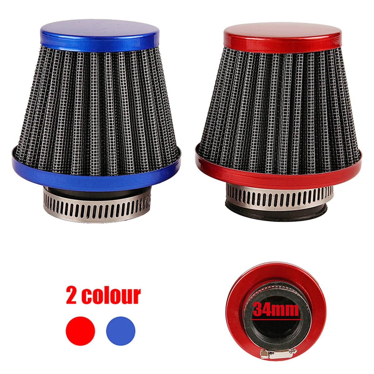 

Motorcycle air filter 34mm Air filter Fit For honda Monkey Bike Orangutan Bike Parts Z50 Dirt Pit Bike Z50