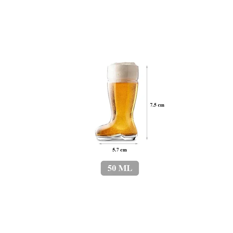 1Pcs 50ml Lead-Free Glass Wine Glasses Barware Home Drinkware