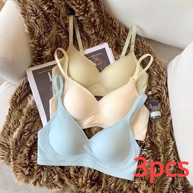 Seamless Bras for Women Wireless Underwear Push Up Brasiere Deep V Bralette  Comfort Female Thin Invisible Bra Sexy Lingerie - AliExpress