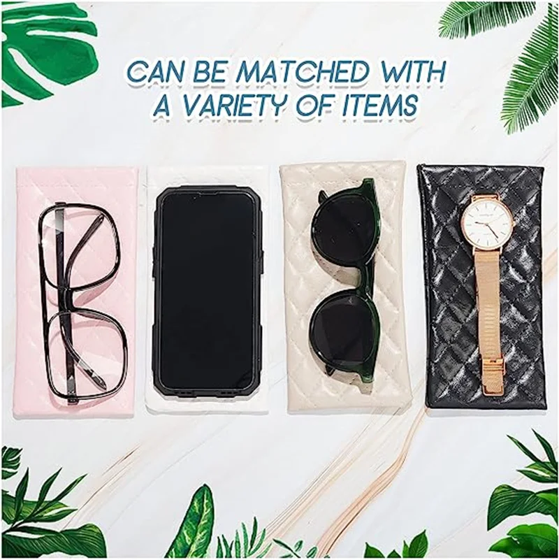 Alladaga Confezione Da 3 Custodie Per Occhiali Da Sole In Pelle - Foto 8