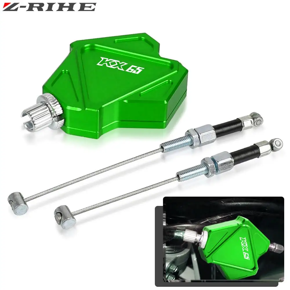 

Motorcycle For KAWASAKI KX65 KX 65 1989-1991 186 1987 1988 CNC Motocross Dirt Pit Bike Stunt Clutch Lever Easy Pull Cable System