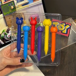 Vibrant Color Plastic Crayons - Non - Messy for Kids' Art and School Supplies (6 color)