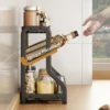 3-tier Seasoning storage rack Kitchen countertop Multifuctional storage holder Stainless Steel 4