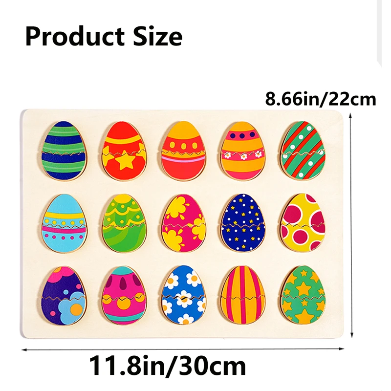 Wooden Egg Pairing Puzzle wooden toy,wooden puzzle toys,early education toys,egg toys,puzzle toys,educational toys,color sorting game
