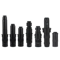 100X 130X 180X 200X 300X 360X Adjustable Magnification C Mount Zoom Lens For HDMI VGA USB Industrial Video Microscope Camera 1