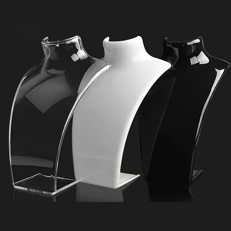 1PC Simple Jewelry Display Stand Necklace Pendant Portrait Neck Jewelry Rack Earring Storage Rack