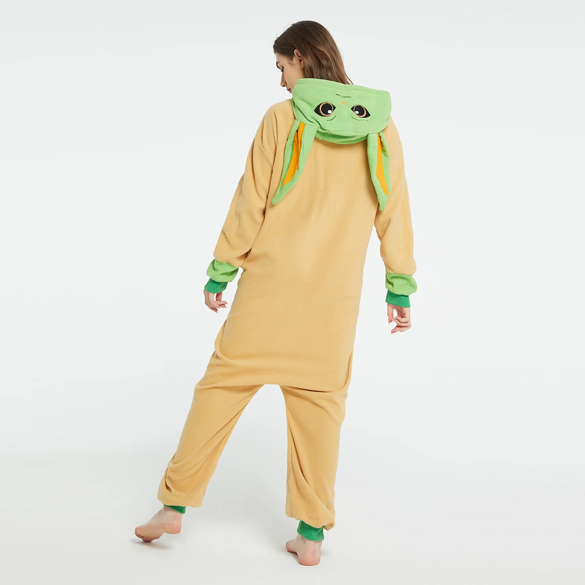 Cosplay Costumes The Mandalorian Yoda Baby Grogu Pajamas Winter Lovers Anime Kigurumi Adult Men Women Cartoon