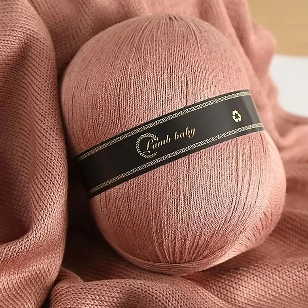 Soft Pure Silk Silk Cotton Yarn Thin Lace Knitting Supplies Crochet Yarn Hand Knitting Yarn For Crocheting Knit Sweater Shawls 5