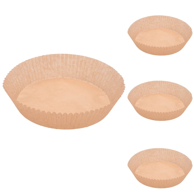 Air Fryer Parchment Paper Liners Non-Stick Disposable Air Fryer Liners  Basket Unperforated Round Parchment Paper Air Fryer Liners for Baking  Roasting