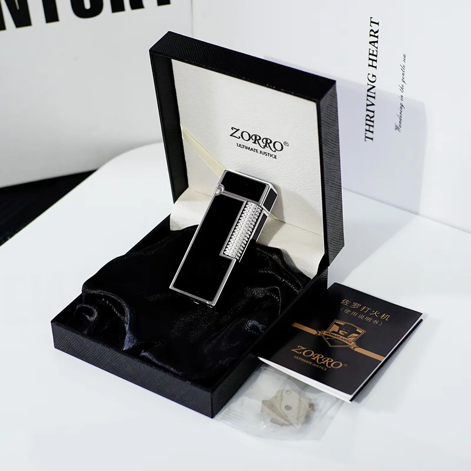 ZORRO 728 Slim Kerosene Lighter, High-end Side-slip Grinding