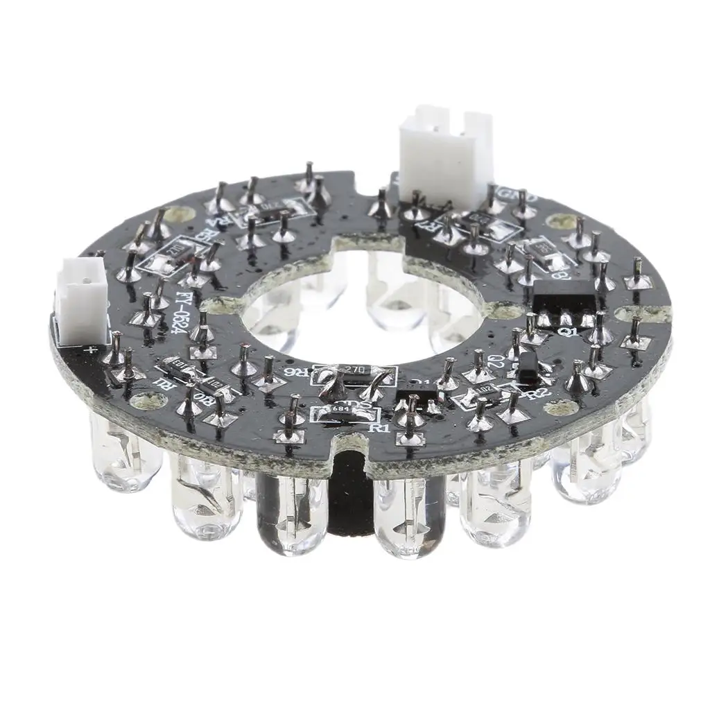 24 LED Illuminated Light IR Lamp Module for Security Camera Night Vision Camera Illuminated Light Lamp camera module ir led light board