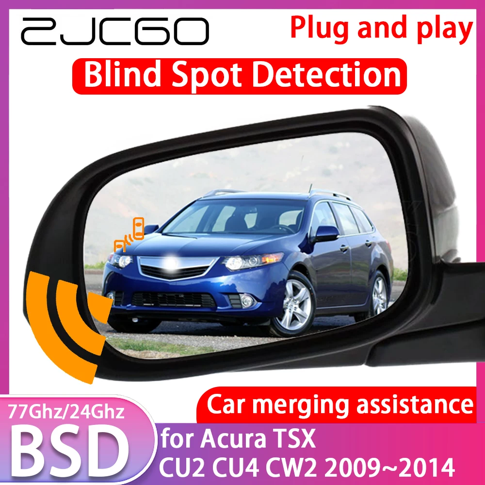

ZJCGO for Acura TSX CU2 CU4 CW2 2009~2014 Blind Spot Detection Car BSD BSA BSM System Driving Warning Radar Alert Mirror