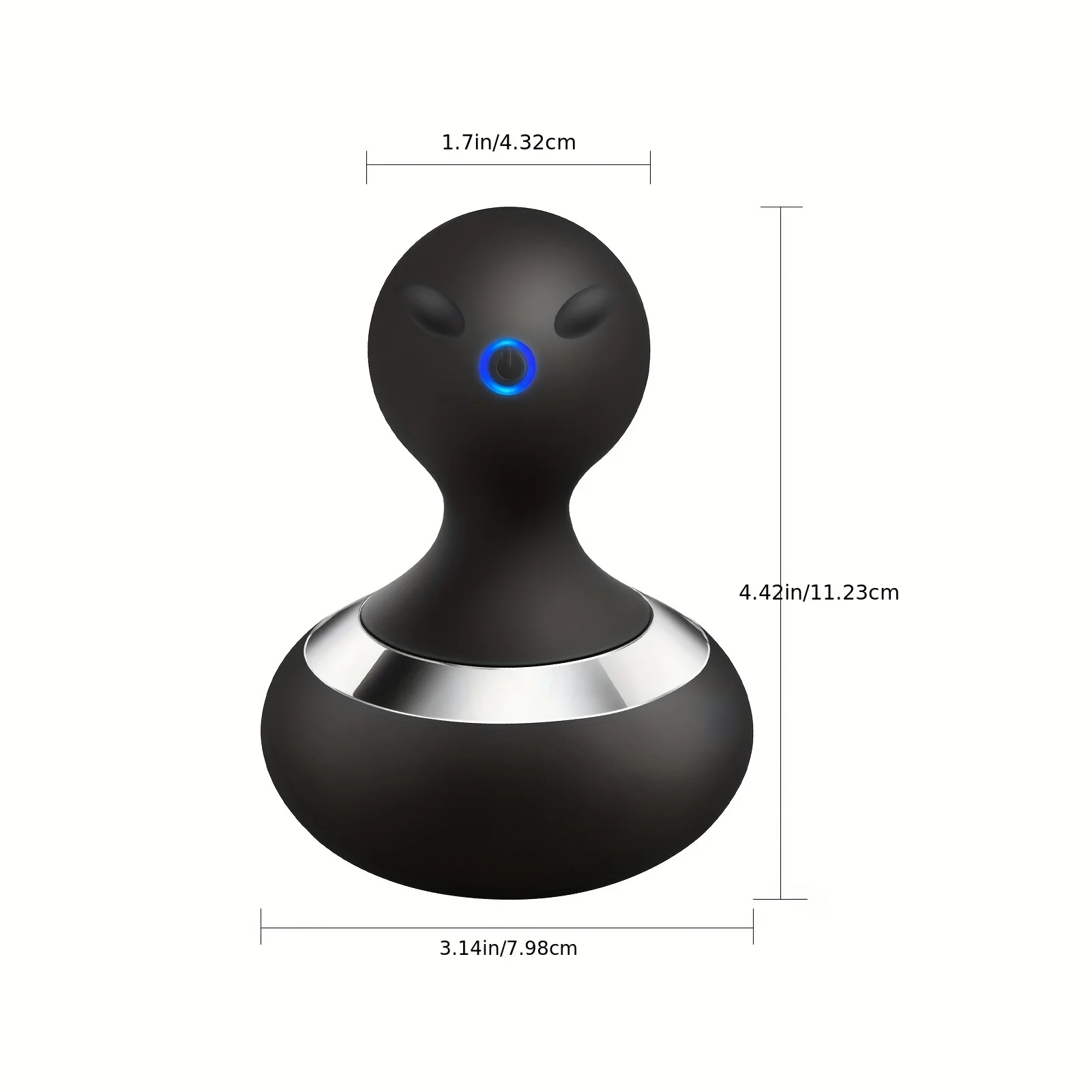 Multifunctional Rechargeable Massager Gourd Shaped 10 Speed Variable Frequency Low Noise Silicone Touch Electric Massage