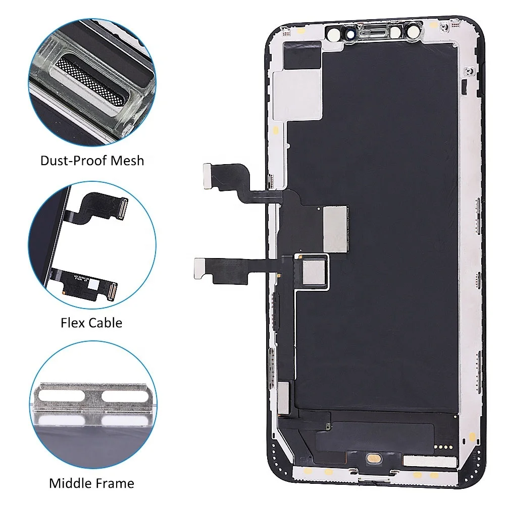 For Apple iPad Air 2 LCD Touch Screen Digitizer Assembly with Dormancy Flex  Cable Replacement