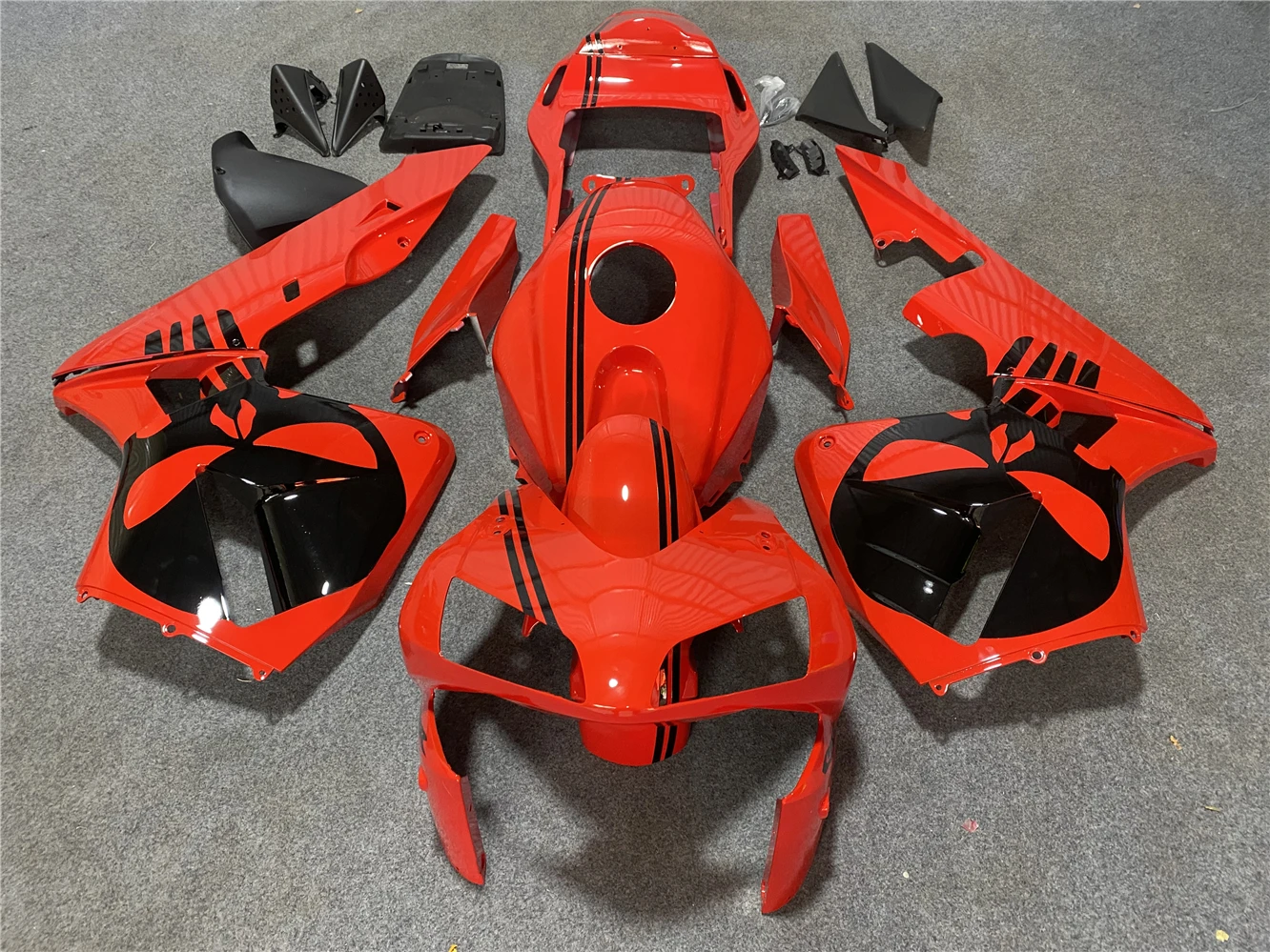

Motorcycle Fairing Fit CBR600RR 2003 2004 F5 03 04 Fairing body red Black