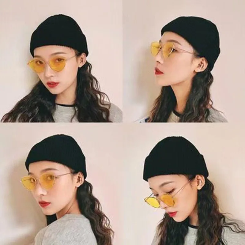Knitted Hat for Men & Women Wool Fashion Simple Warm Autumn Winter Beanie Cap knitted hat,knitted cap,knitted beanie,cotton beanie,skullies beanies,fashion beanies,winter hat