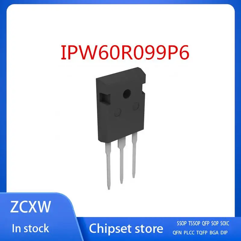 

10PCS/LOT IPW60R099P6 6R099P6 6R099 TO-247 38A 600V