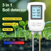 3 in 1 Digital LCD Soil Meter Temperature Humidity PH Meter with Backlight Plant Measuring Instrument for Flower Plants Garden 1