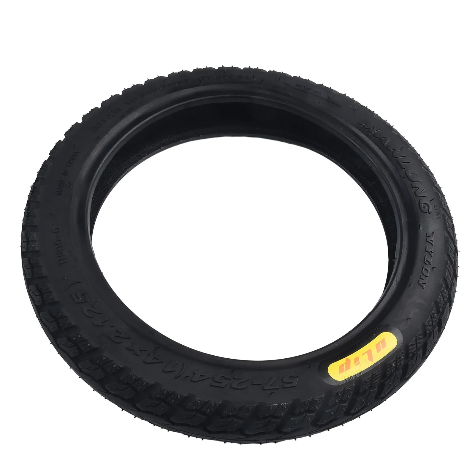 Tire Tubeless Tyre 14 Inch 1pc 920g Black Electric Bicycle