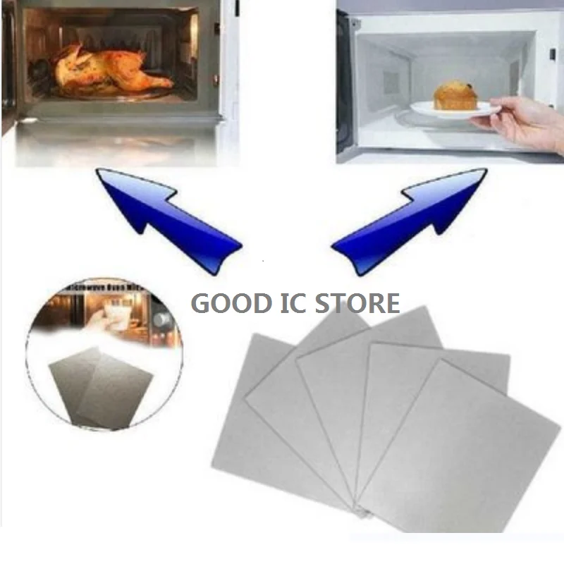 5PCS/LOT NEW 116X65mm microwave oven accessories Mica insulation board oil stain resistant 6.5 * 11.6cm currency 0.4mm thick