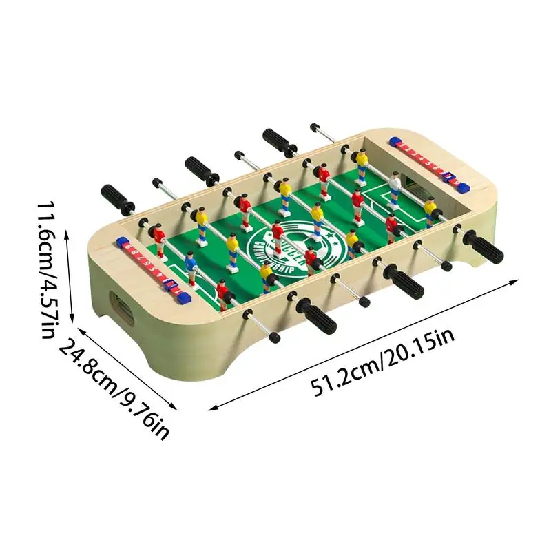 Soccer Table Game Foosball Table Wood Desktop Games Soccer Board Game Tabletop Foosball Party Games For Festivities Thanksgiving