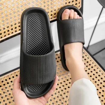 Sandali da donna da uomo antiscivolo resistenti all'usura suola spessa in EVA comode pantofole da casa bagno pantofole da esterno per interni 1