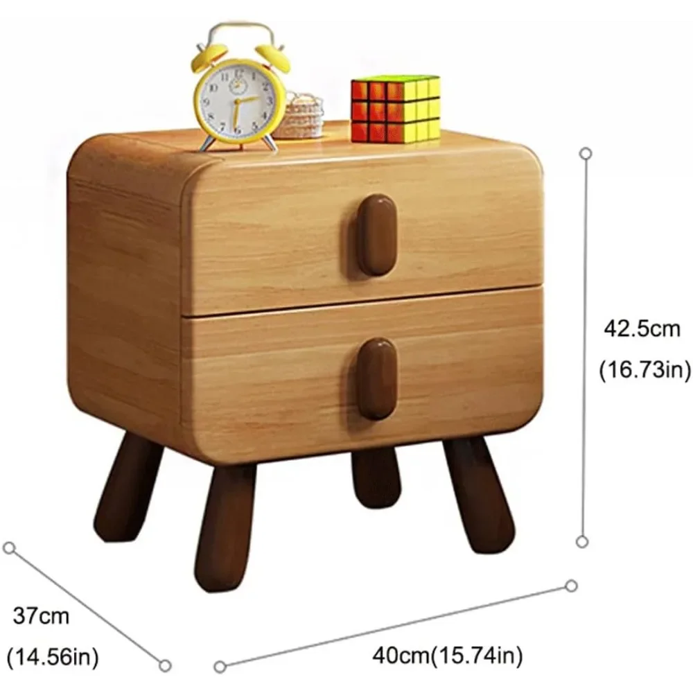 Children's bedside table, Nordic creative mini storage cabinet, square side table with drawers, children's bedside table
