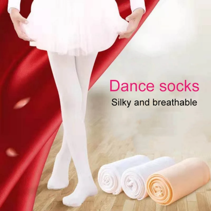 

Summer Spring Candy Color Kids Pantyhose Ballet Dance Tights Girls Stocking Children Thin Section Velvet Solid Color Pantyhose