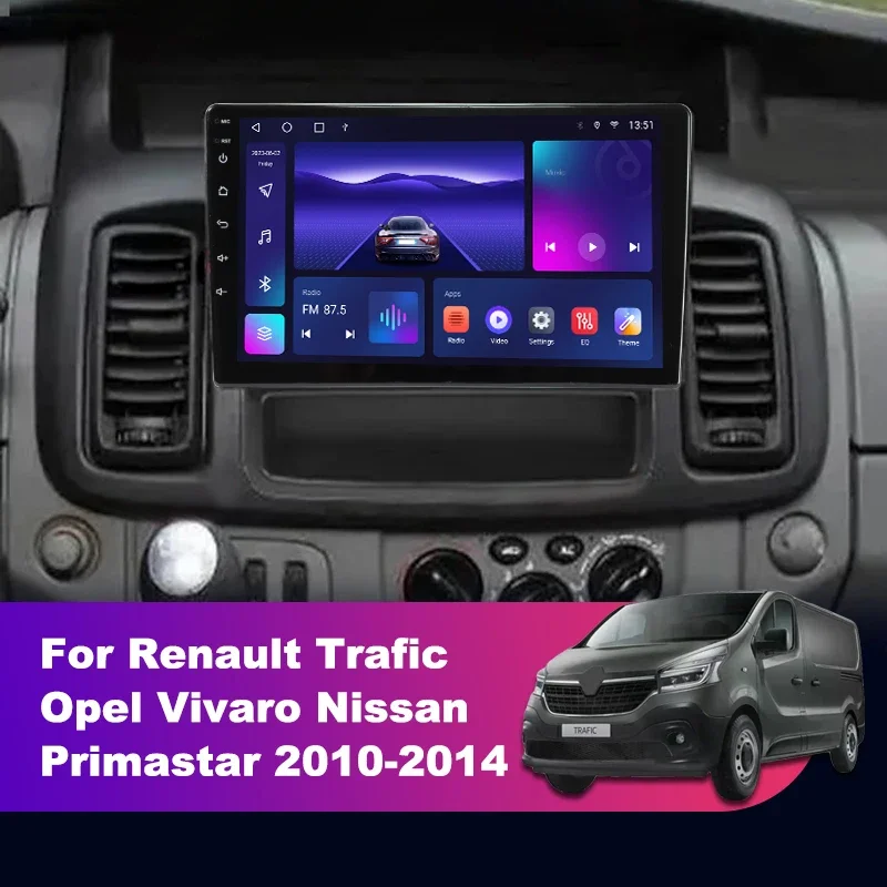 Android 12 Car Radio For Renault Trafic Opel Vivaro Nissan