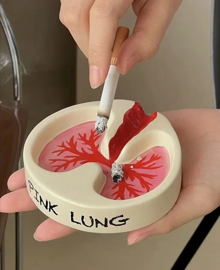 

Пепельница розовая легкая индивидуальная креативная полимерная пепельница украшение розовое легкое украшение подарок