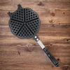 Sandwich Toaster Love Heart Shape Toaster Breakfast Skillet Non-Stick Aluminum Omelet Breakfast Machine 5