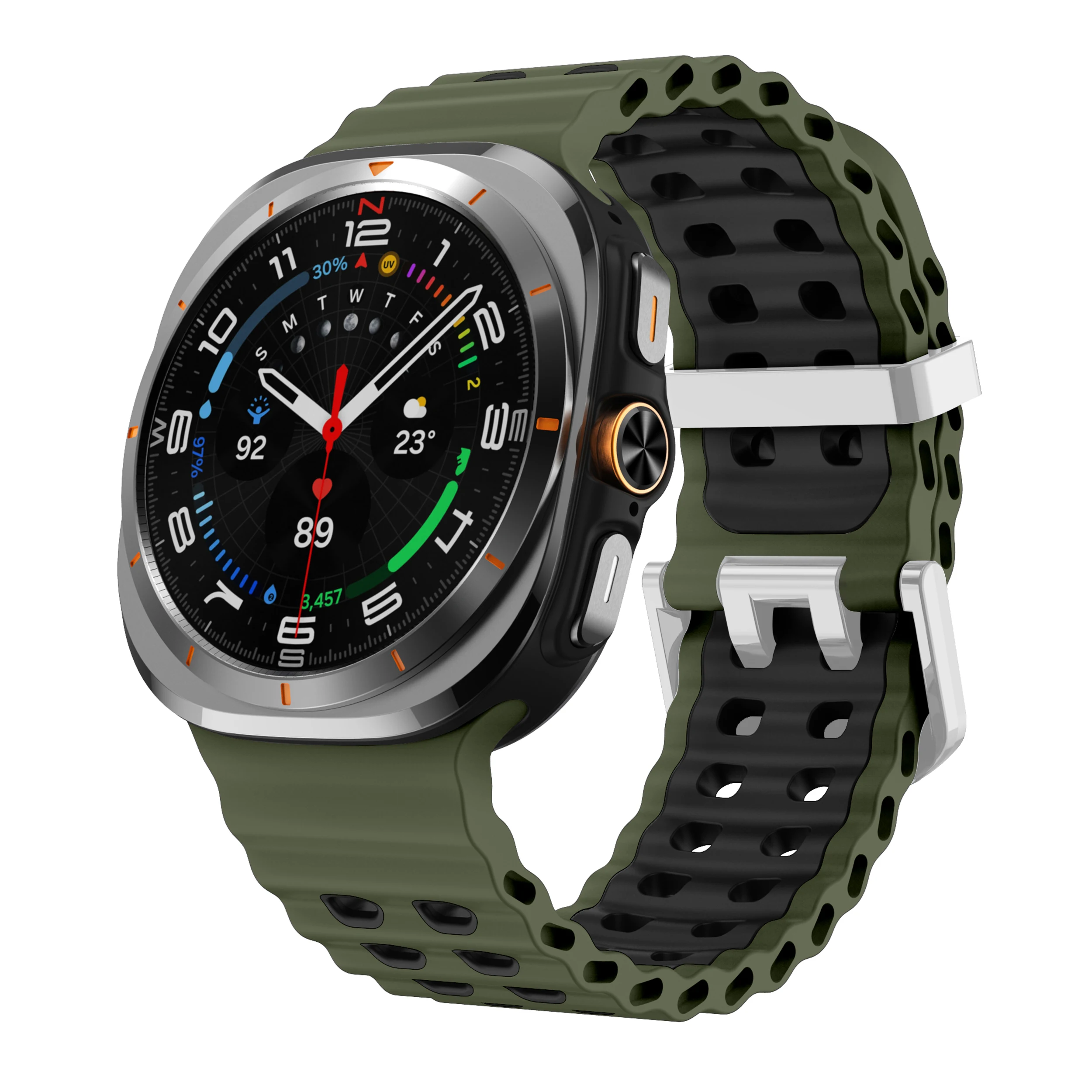 Silicone Breathable Marine Strap Wristband Bracelet
